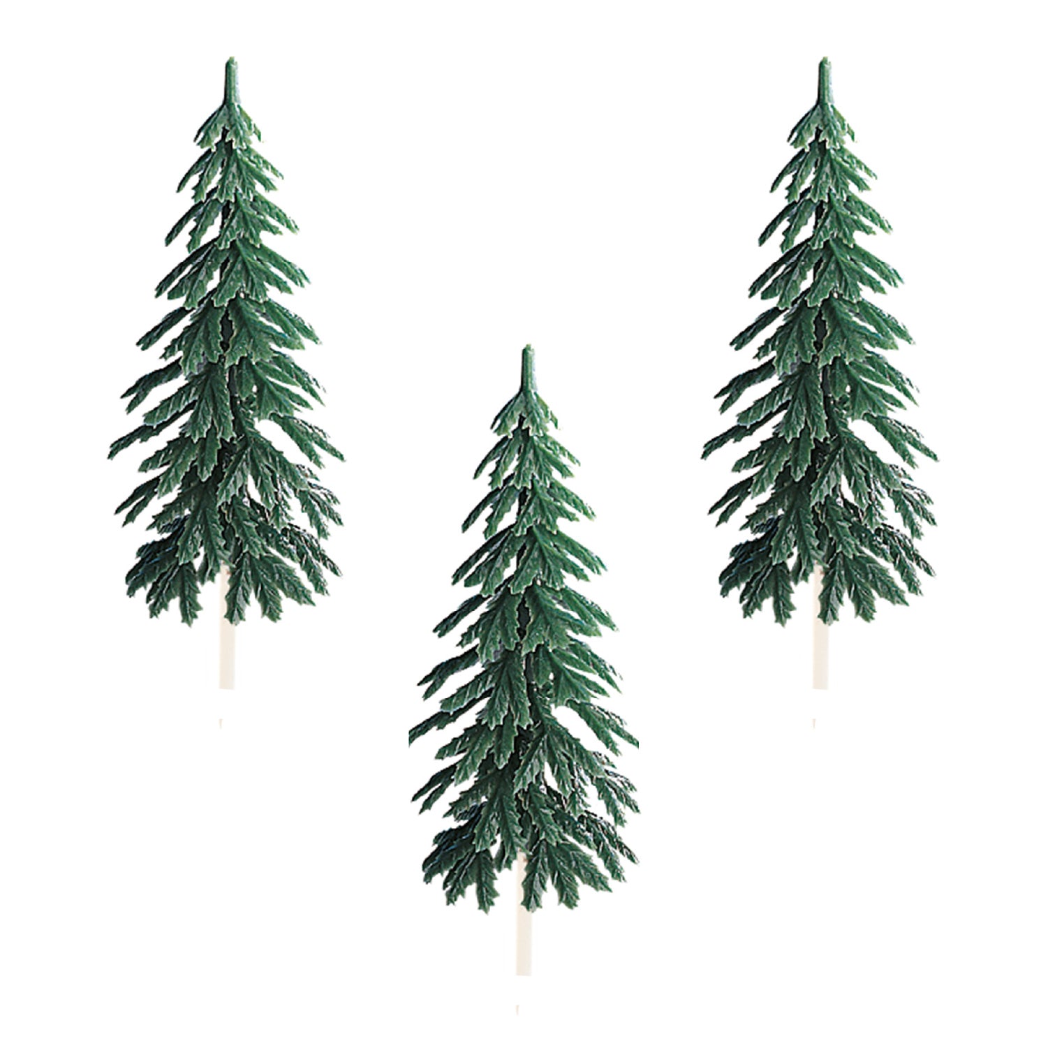 CAKE TOPPER FIGURA PLÁSTICO PINO VERDE 8,5CM 72UDS