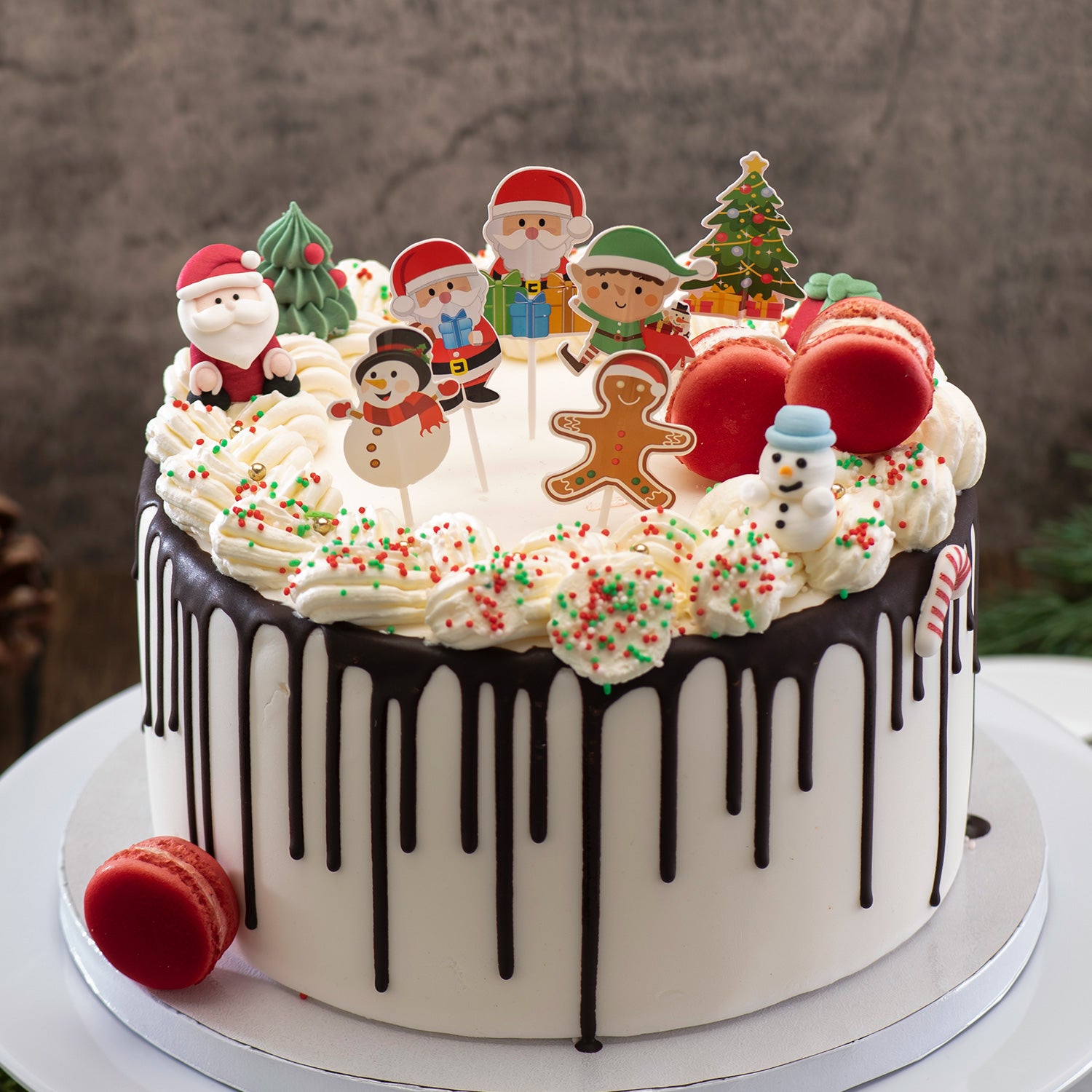 CAKE TOPPERS CHRISTMAS 6 MODELS 30 UNITS