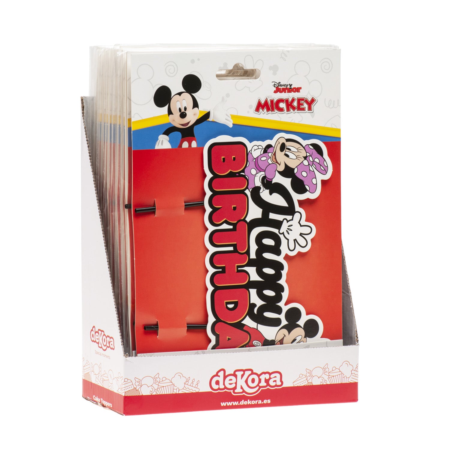 CAKE TOPPER PAPEL MICKEY & MINNIE 17.5X15CM