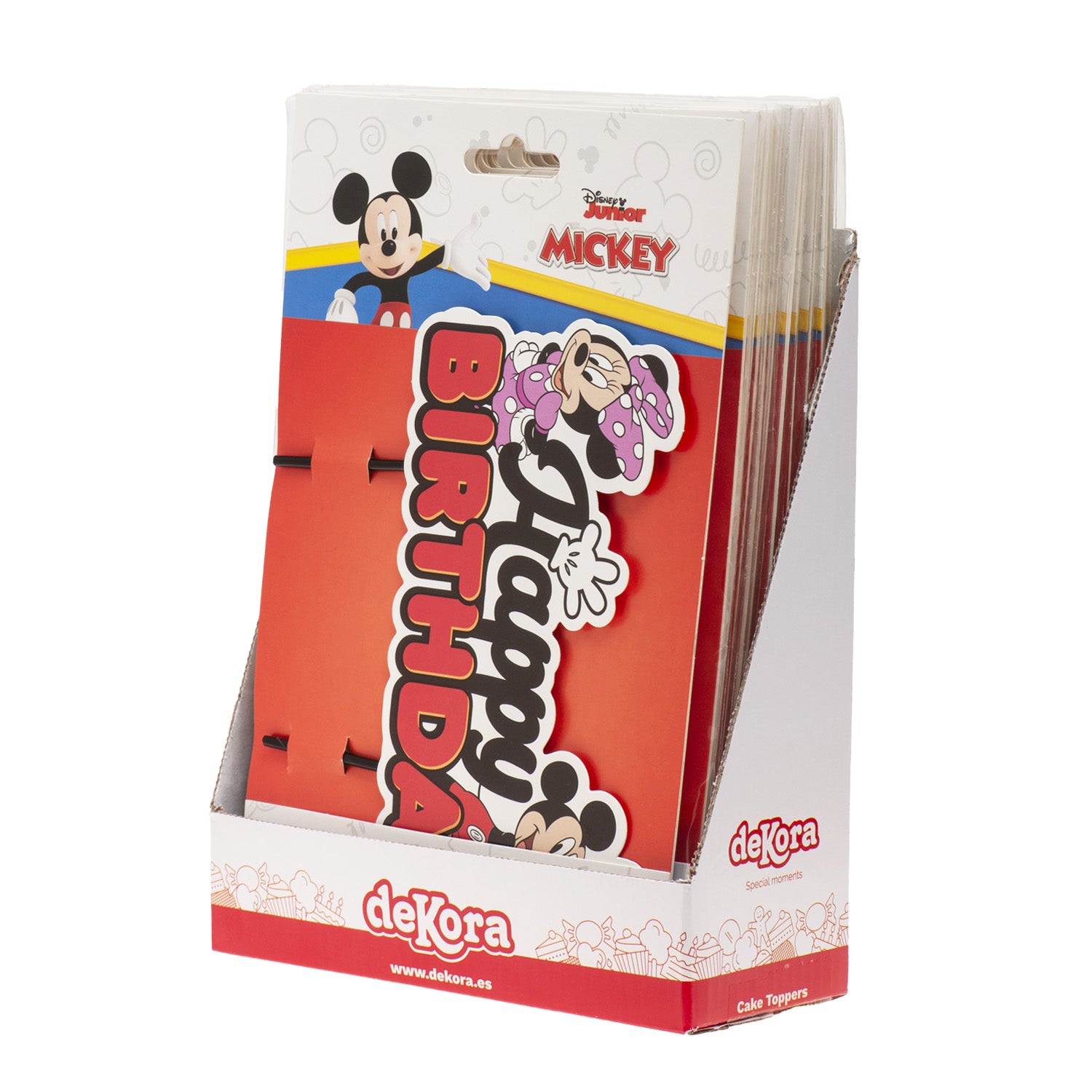 CAKE TOPPER PAPEL MICKEY & MINNIE 17.5X15CM