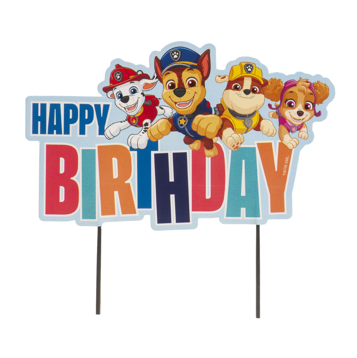 CAKE TOPPERS PAPER PAW PATROL 17.5X15CM