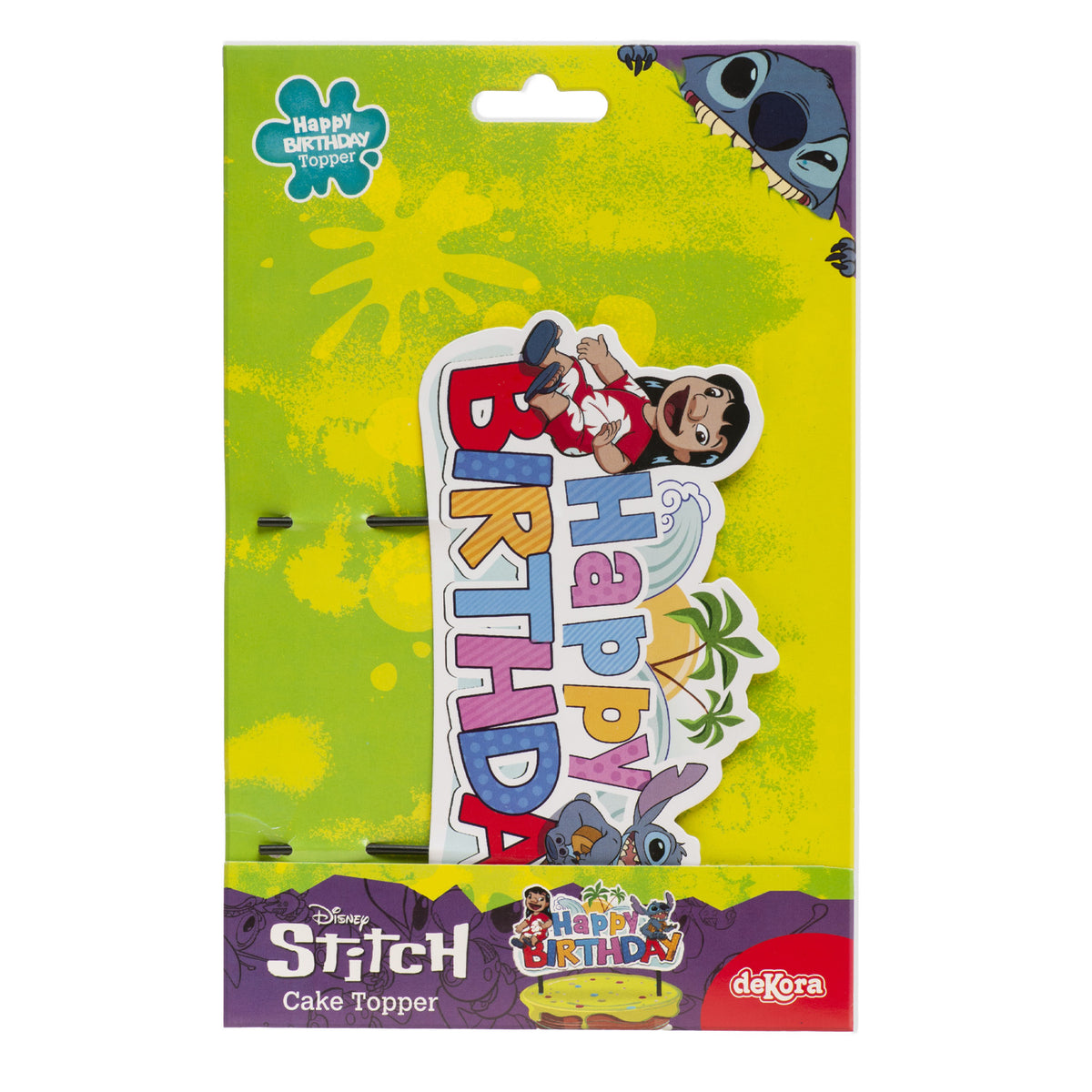 CAKE TOPPERS PAPEL STITCH 17,5CM