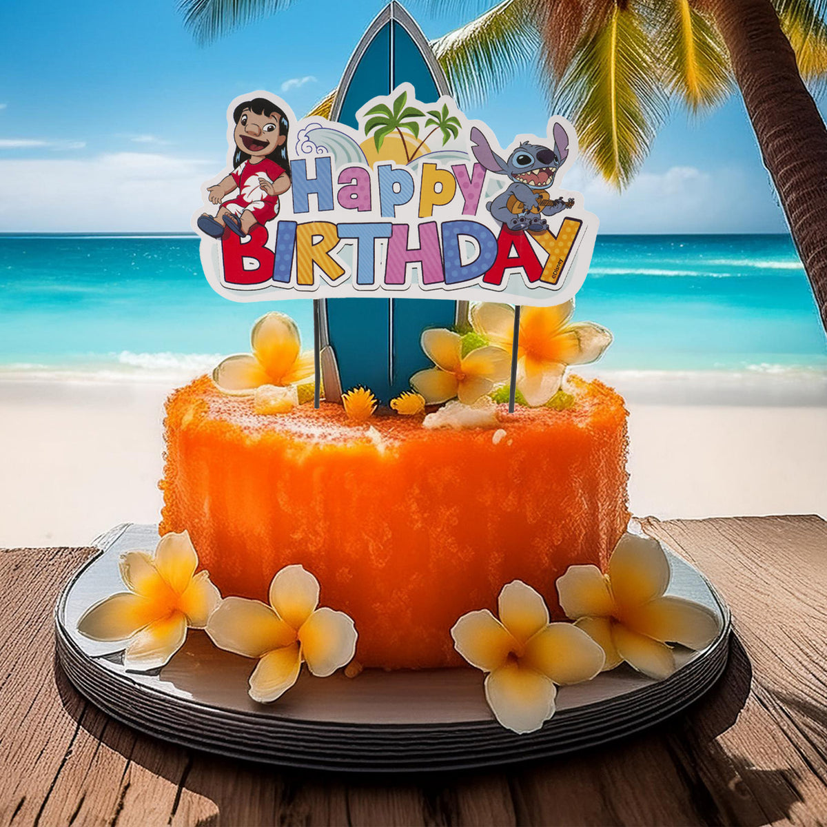 CAKE TOPPERS PAPEL STITCH 17,5CM