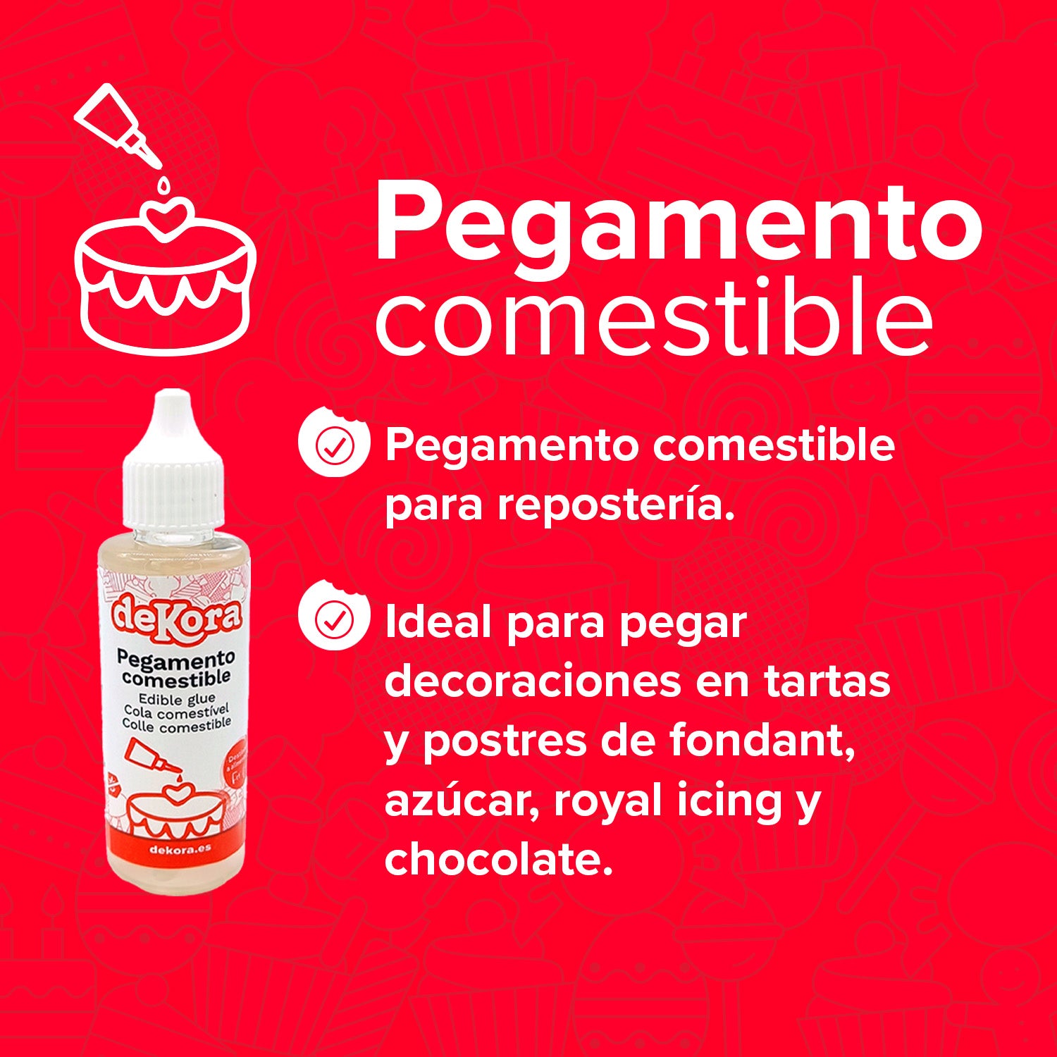 PEGAMENTO COMESTIBLE CAJA 9 BOTES X 60GR