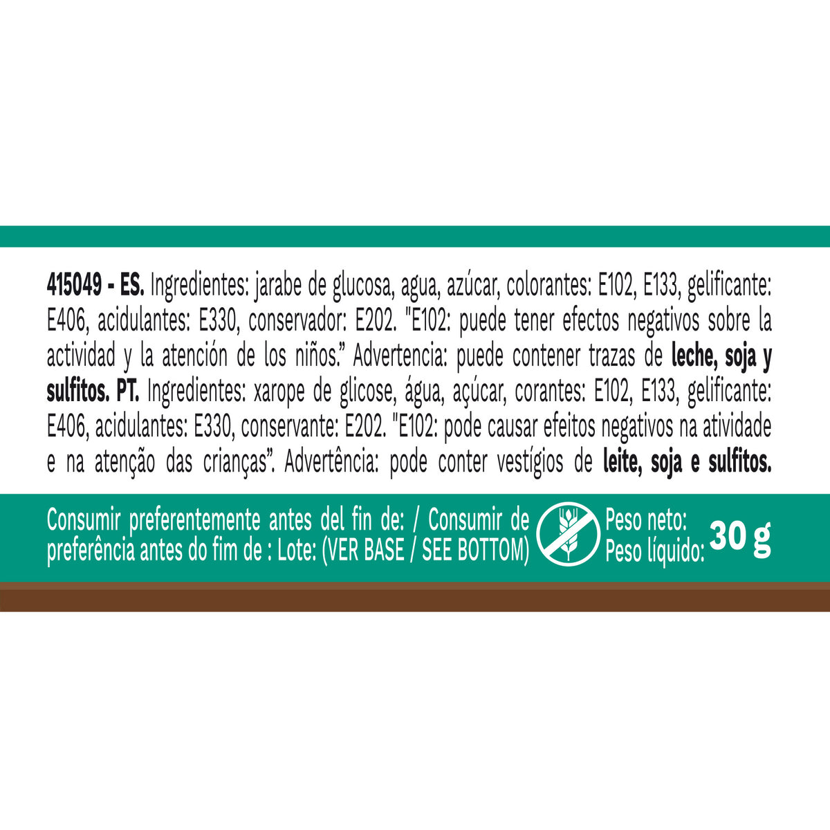 6 COLORANTES EN GEL HIDROSOLUBLE VERDE 30G