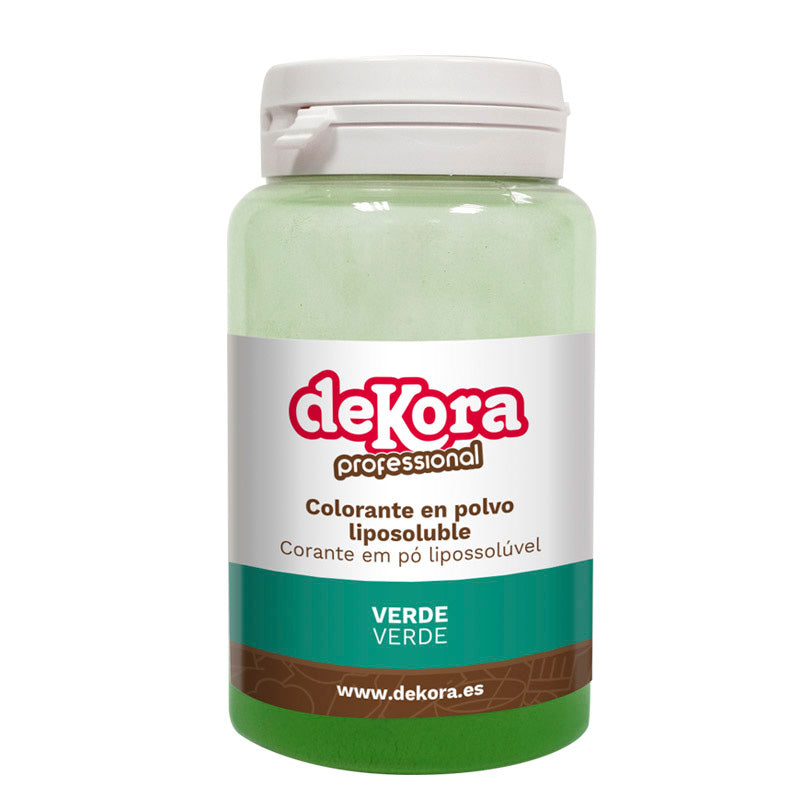 COLORANTE EN POLVO LIPOSOLUBLE VERDE 25G