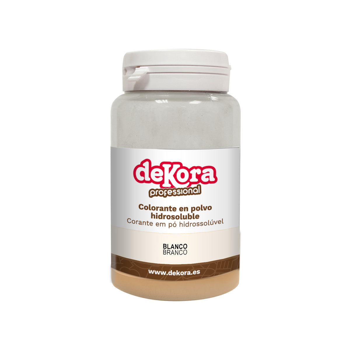COLORANTE EN POLVO HIDROSOLUBLE BLANCO 25G AZF
