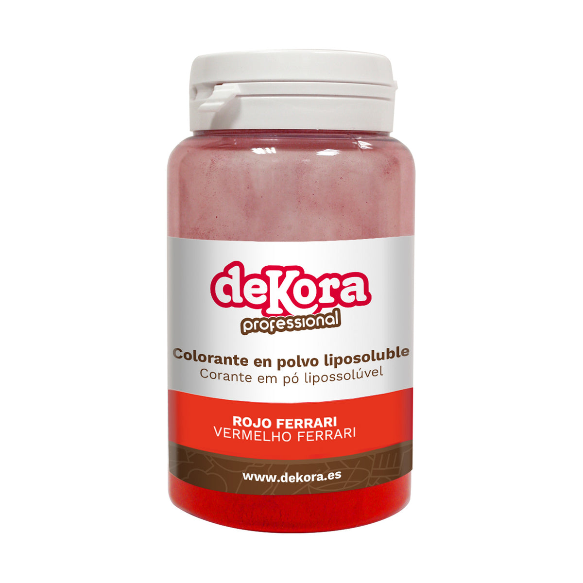 COLORANTE LIPOSOLUBLE ROJO FERRARI EN POLVO 25G