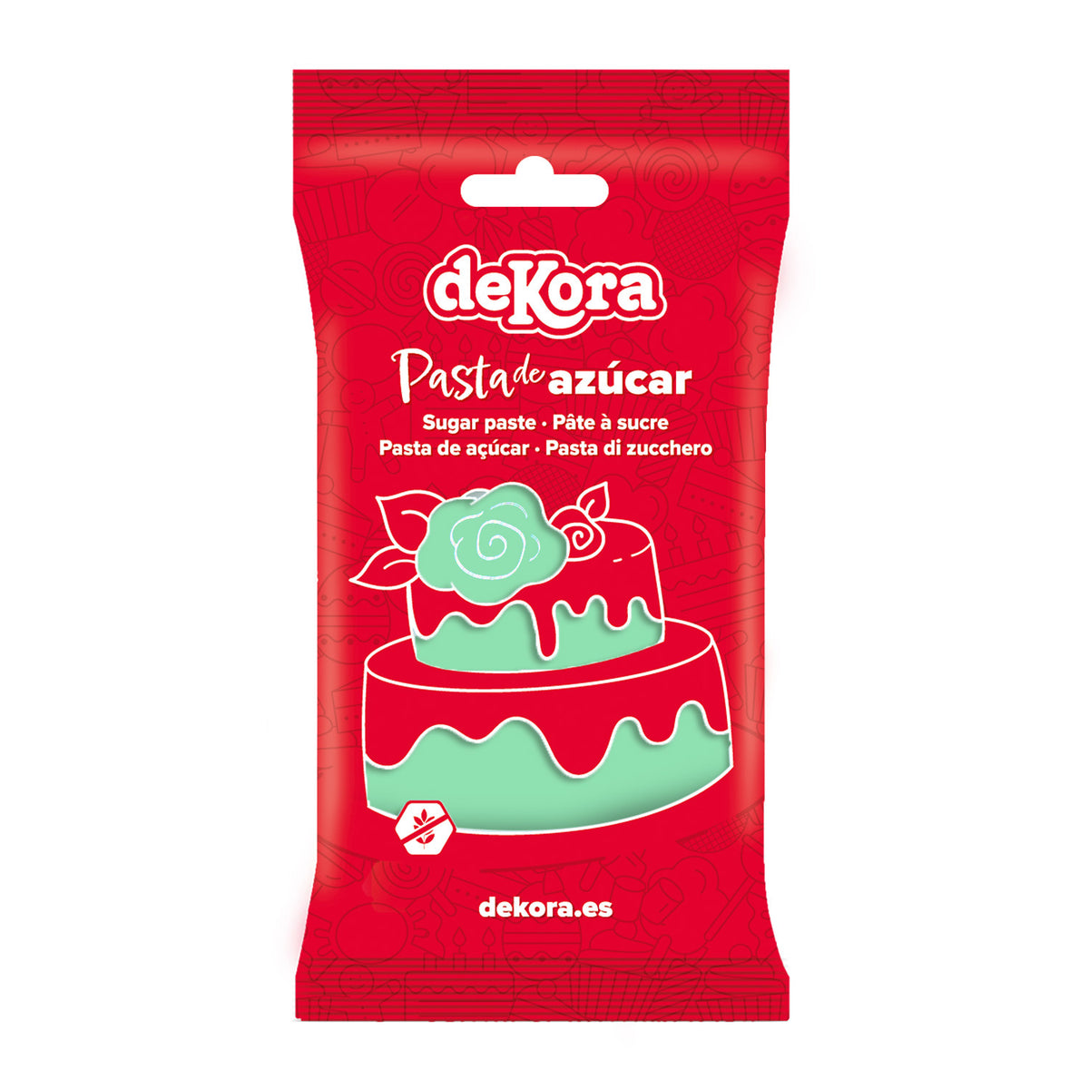 FONDANT VERDE MENTA 250GR