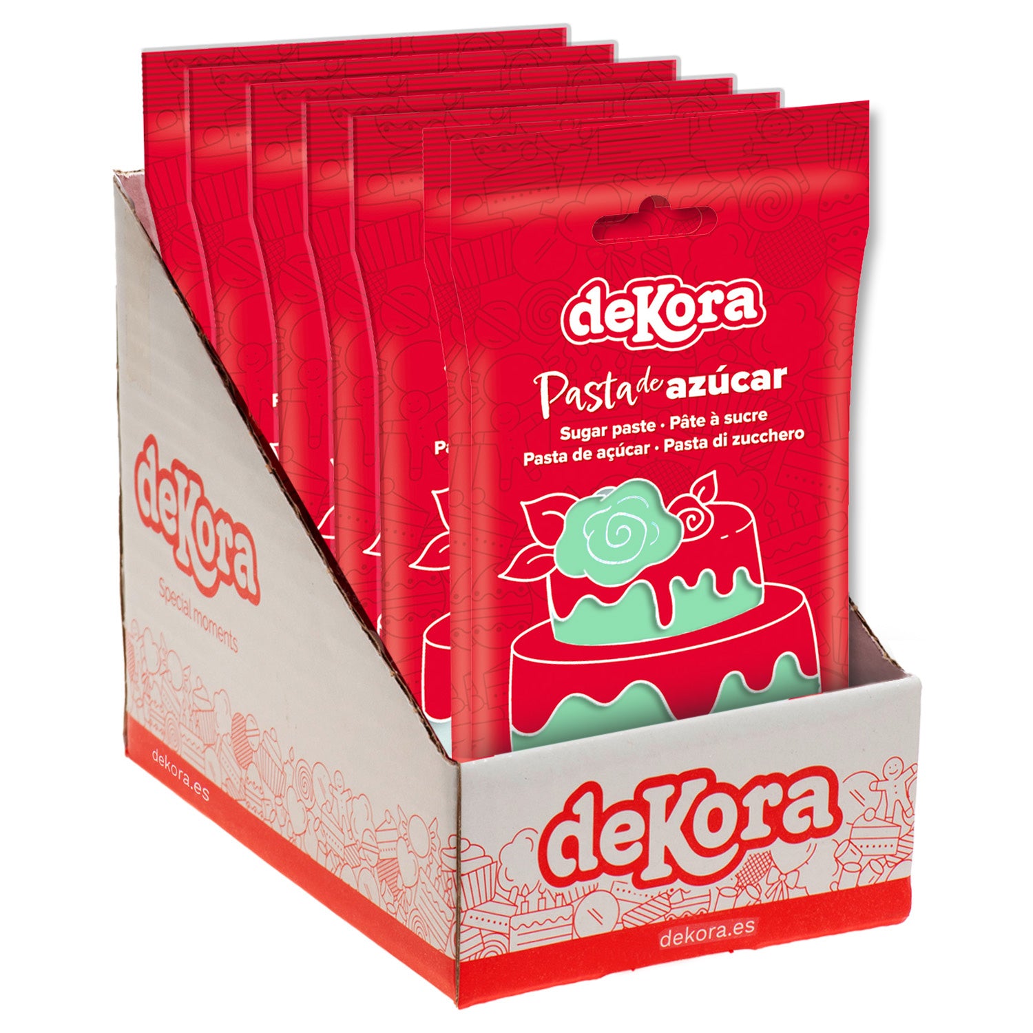 FONDANT VERDE MENTA 250GR
