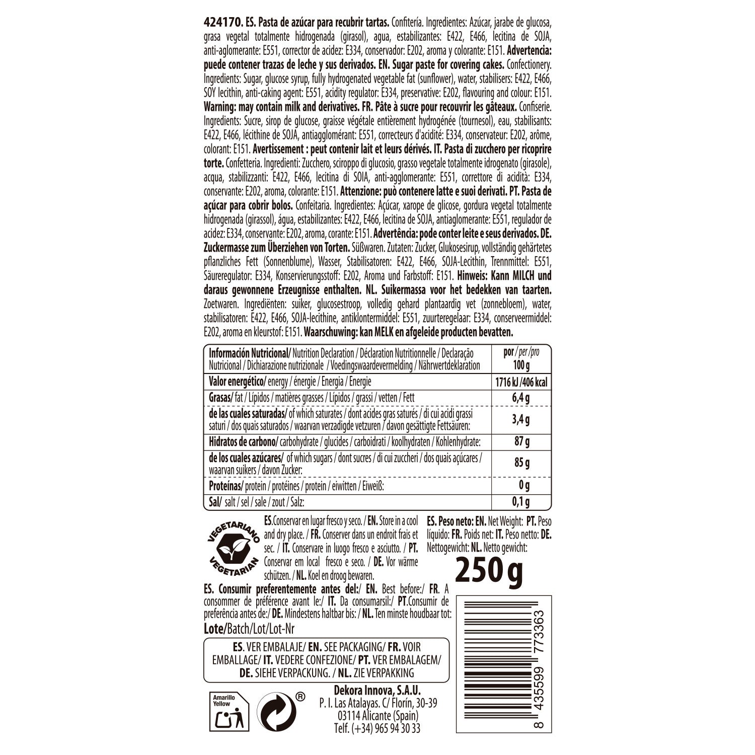 FONDANT AZUL NAVY 250 GR