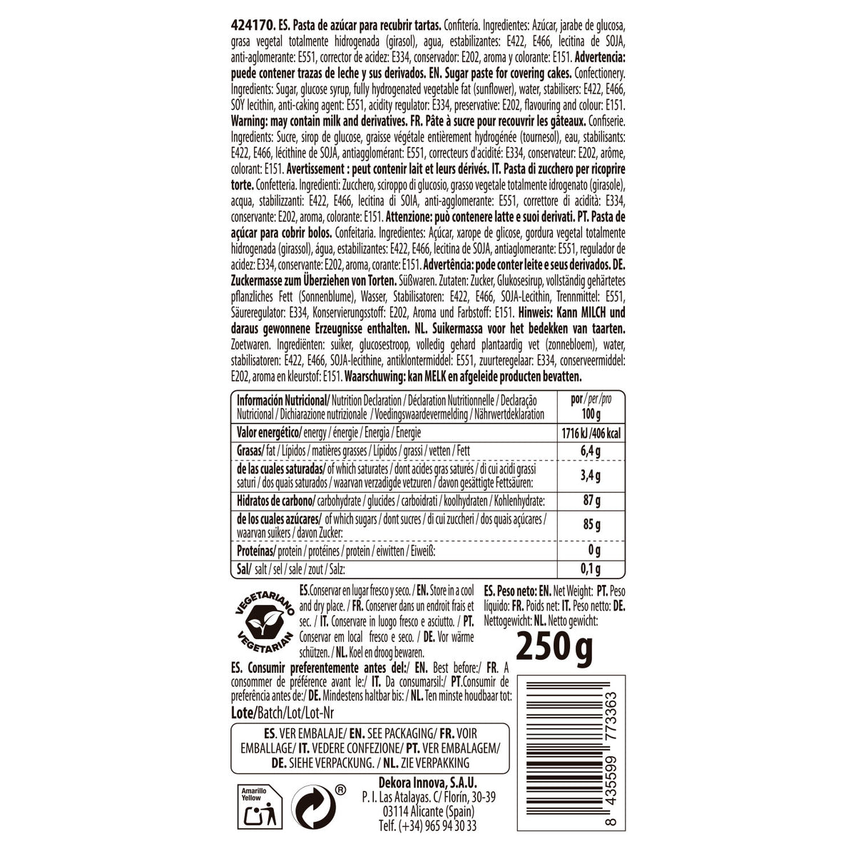 FONDANT AZUL NAVY 250 GR