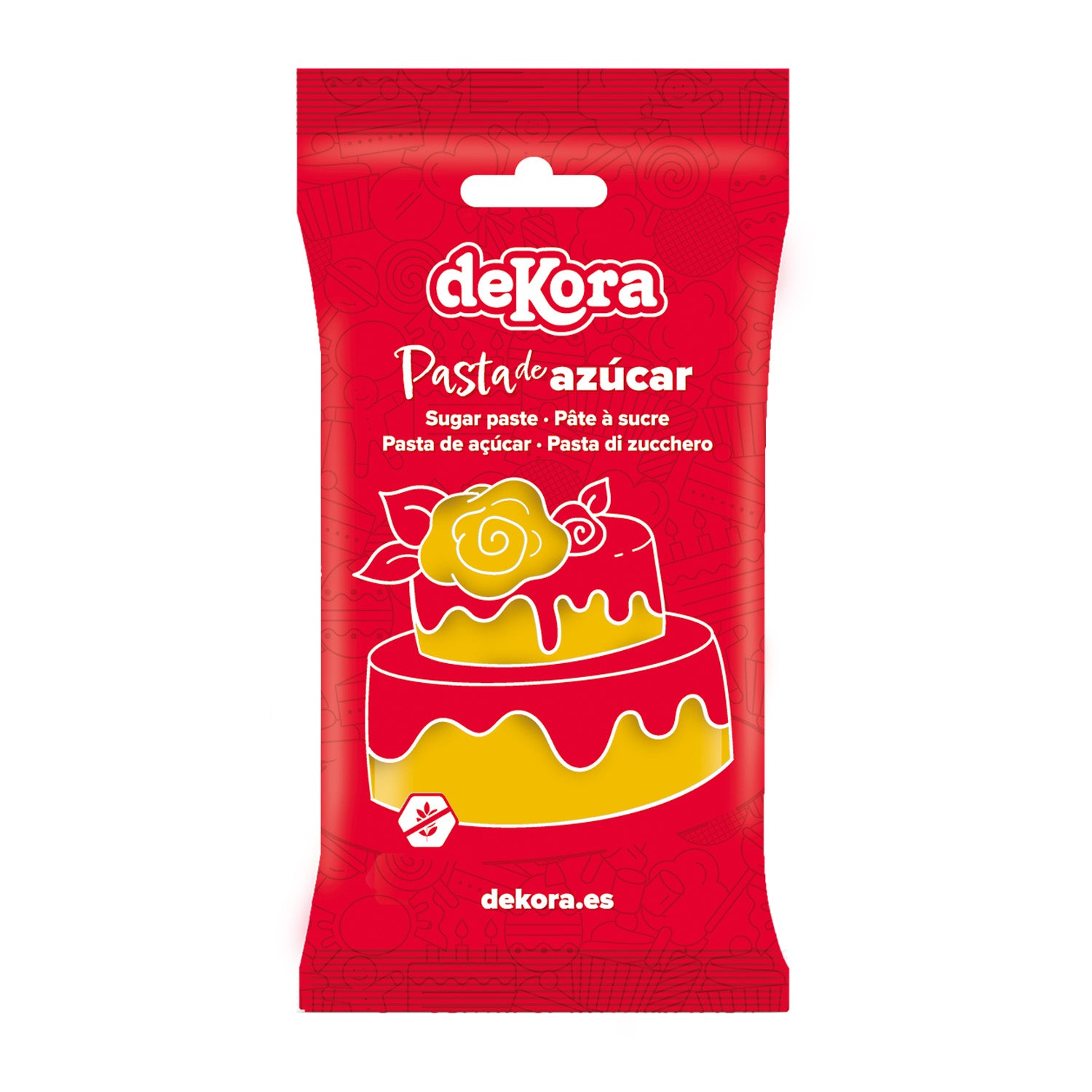 FONDANT AMARILLO GOTAS DE SOL 250 GR