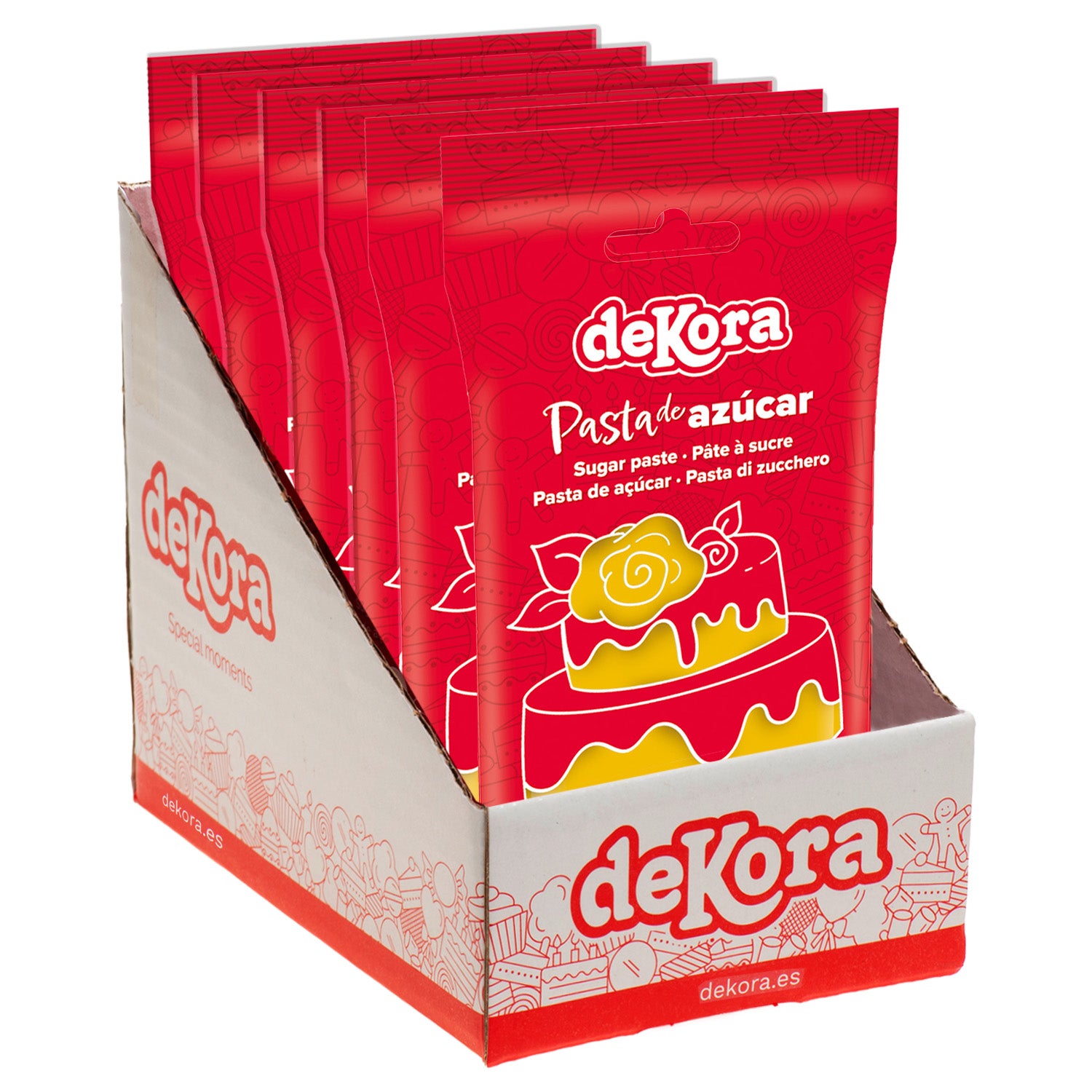 FONDANT AMARILLO GOTAS DE SOL 250 GR