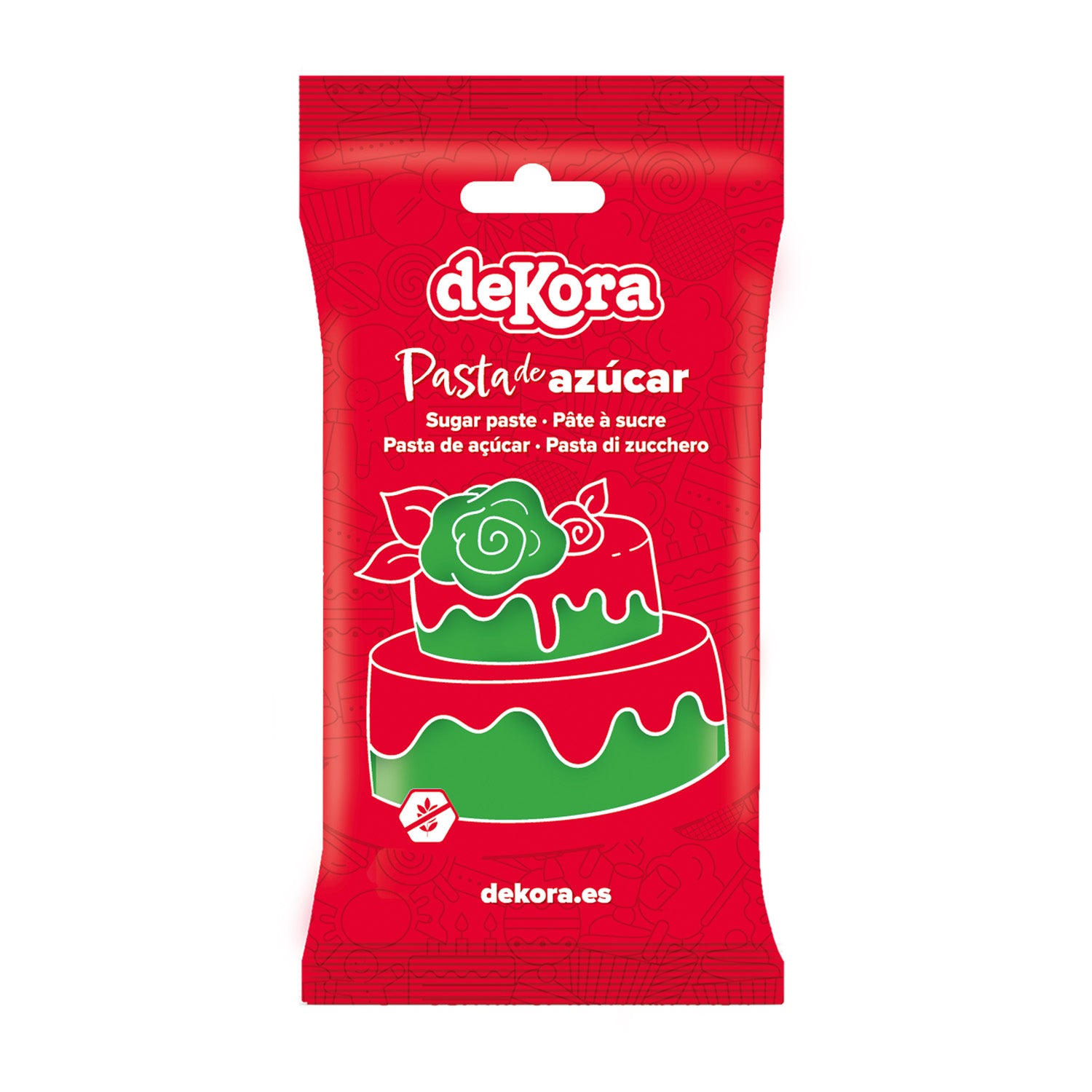 FONDANT VERDE ESMERALDA  250 GR