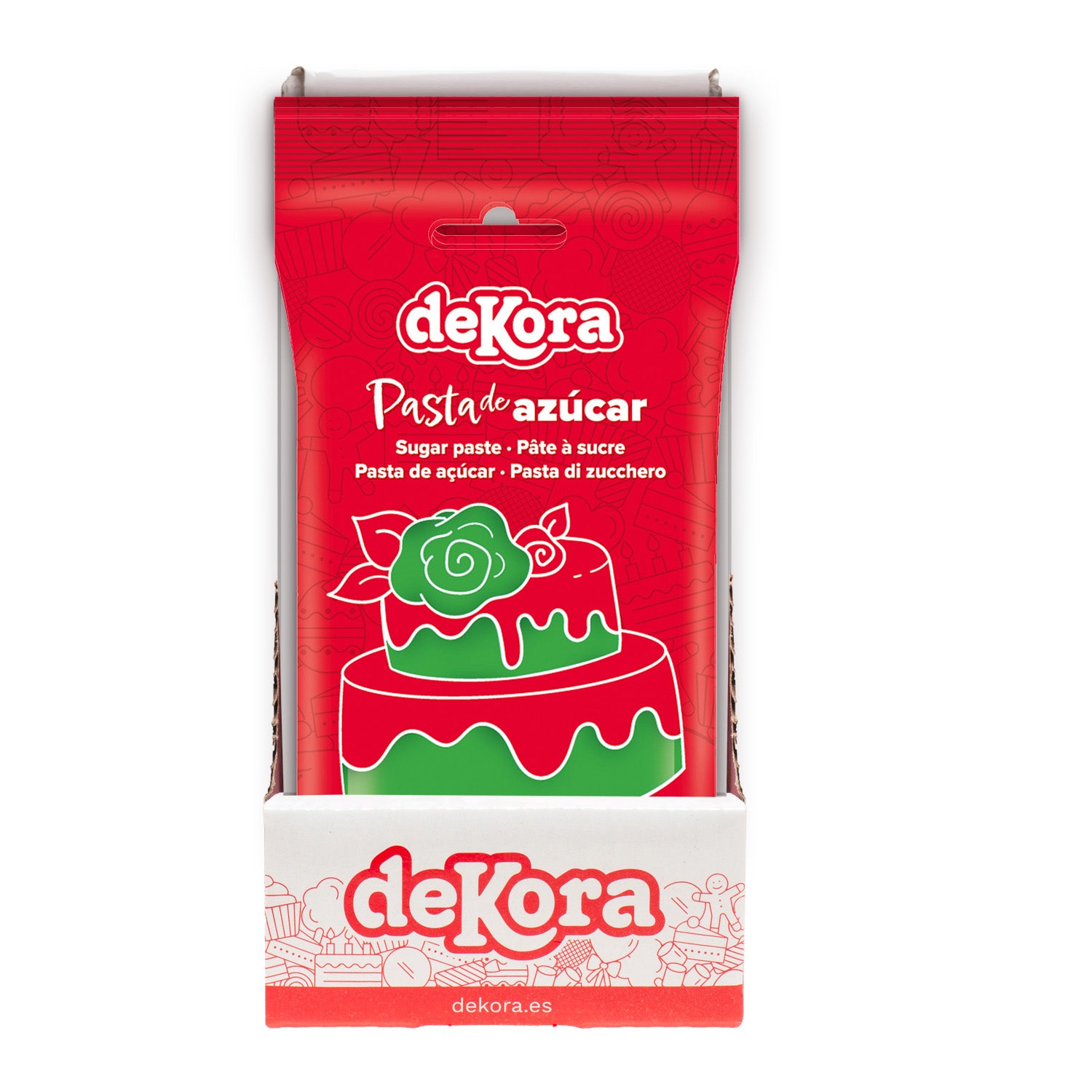 FONDANT VERDE ESMERALDA  250 GR