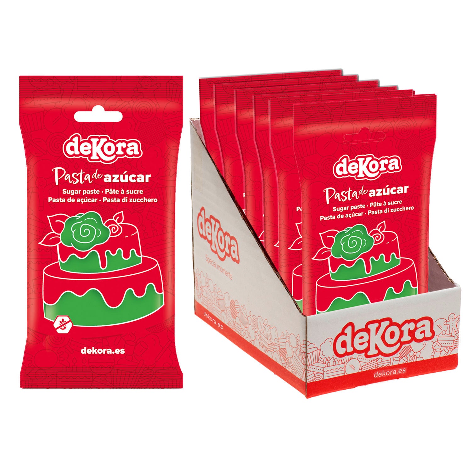 FONDANT VERDE ESMERALDA  250 GR