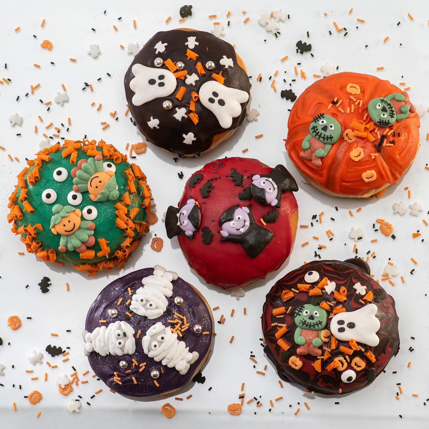 SPRINKLE MIX CALABAZA FANTASMA Y MURCIELAGO HALLOWEEN 100GR