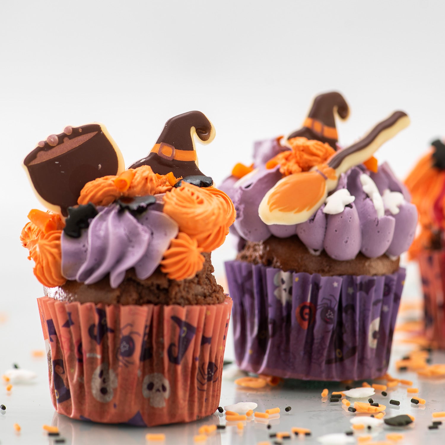 SPRINKLE MIX CALABAZA FANTASMA Y MURCIELAGO HALLOWEEN 100GR