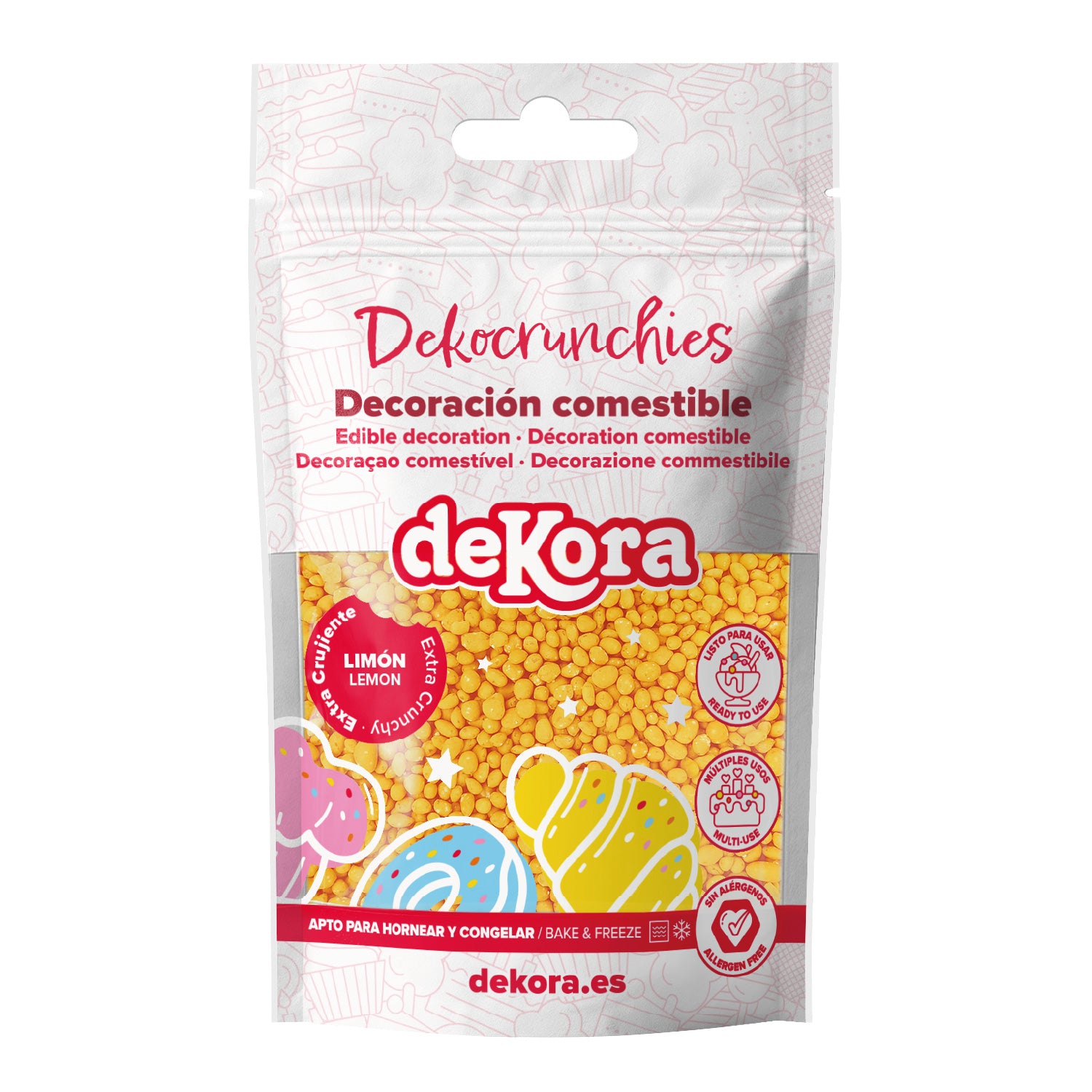 DEKOCRUNCHIES LEMON FLAVOUR  100GR LEMONCELLO