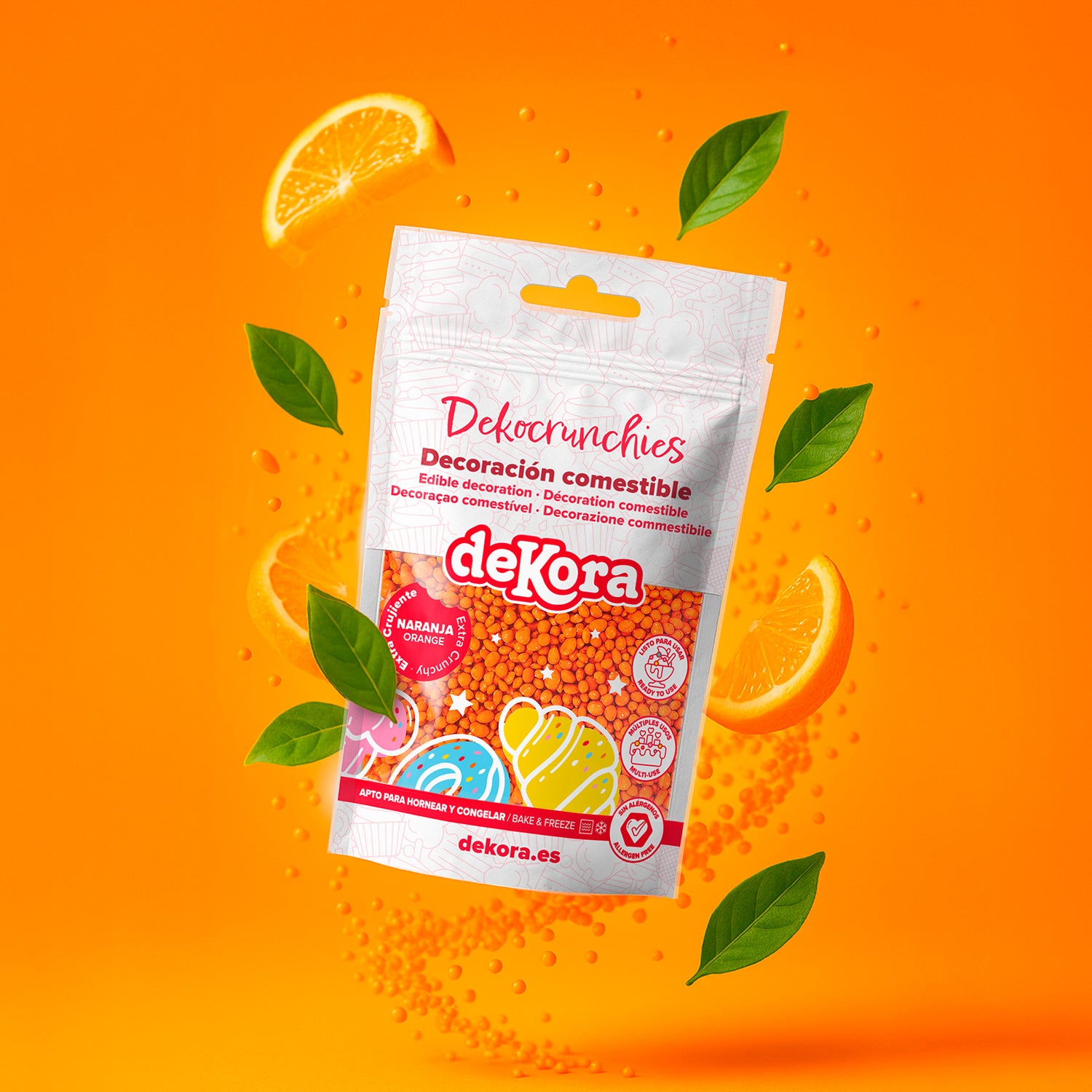 DEKOCRUNCHIES SABOR NARANJA 100GR ORANGE YOU CRAZY?