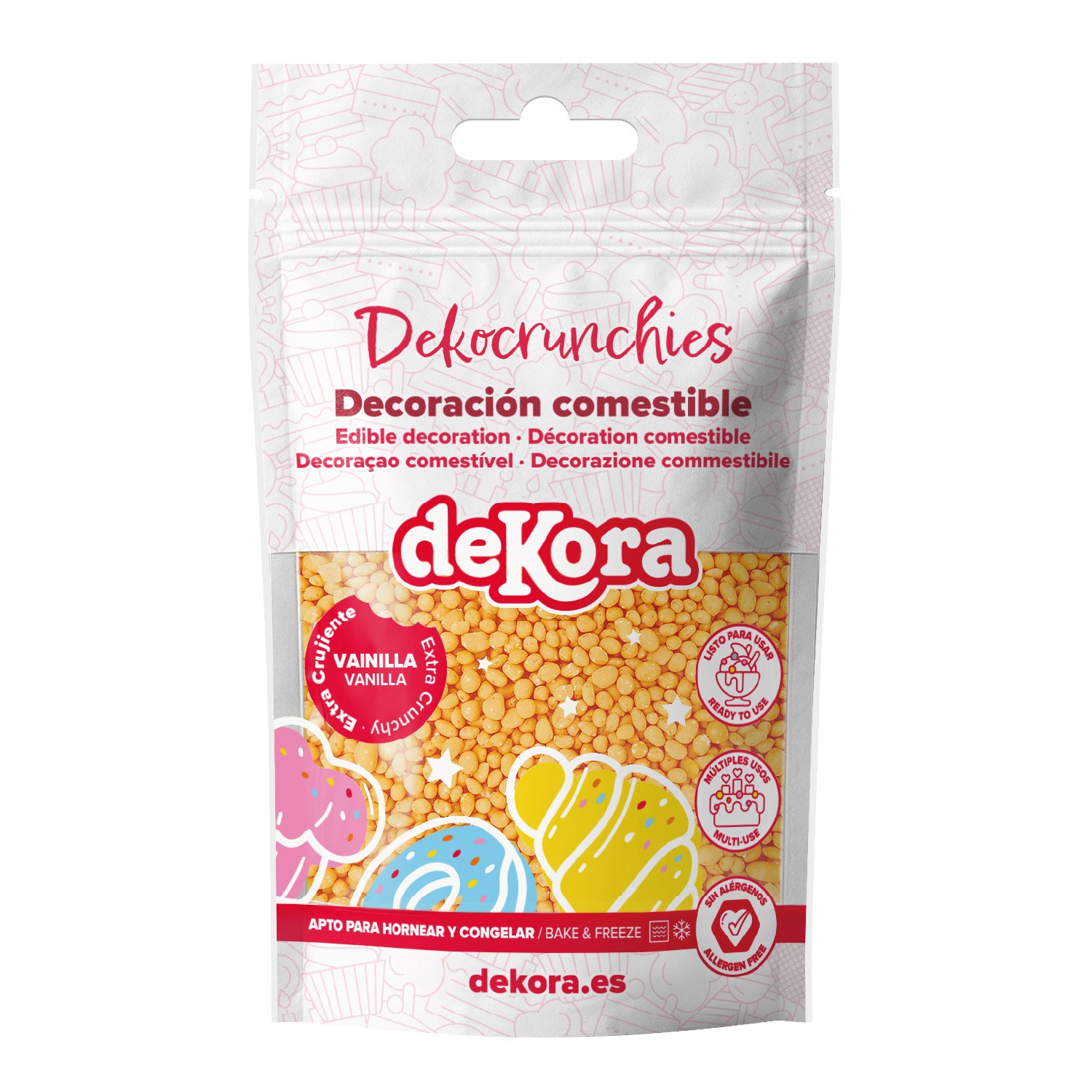 DEKOCRUNCHIES SABOR VAINILLA 100GR  VANILLA-VIBES
