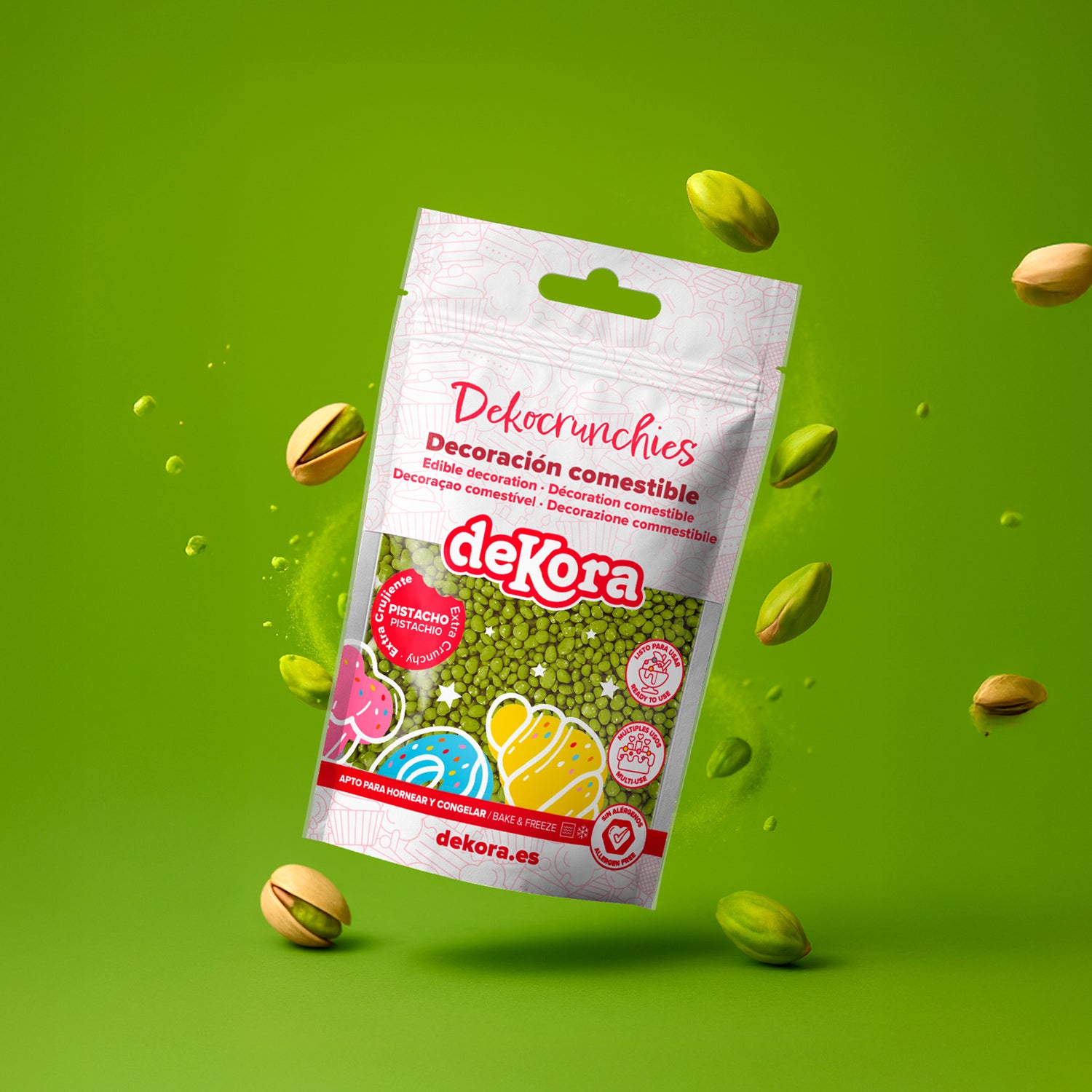 DEKOCRUNCHIES SABOR PISTACHO 100GR PISTA-POP