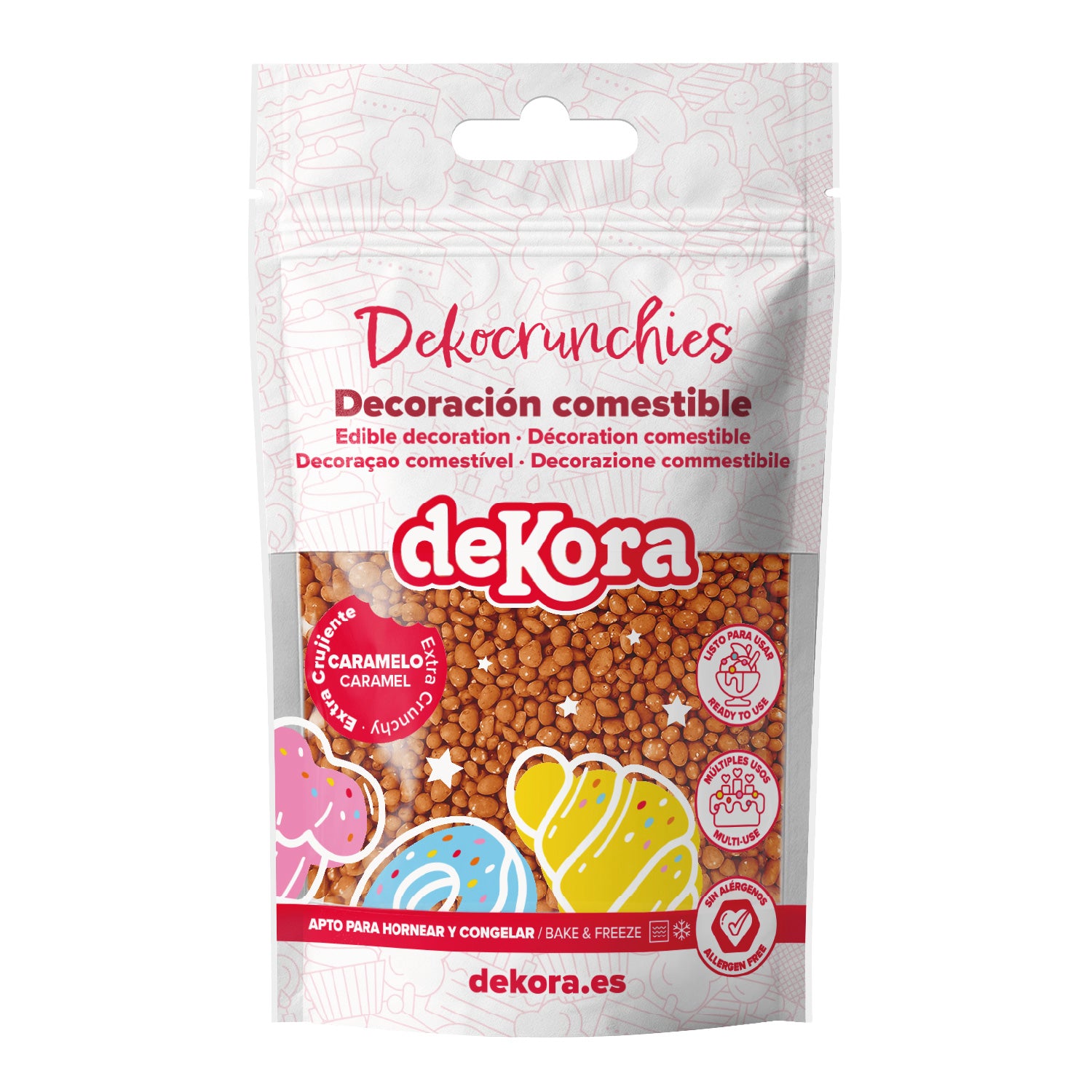 DEKOCRUNCHIES SABOR CARAMELO 100GR CARAMEL-KISSED