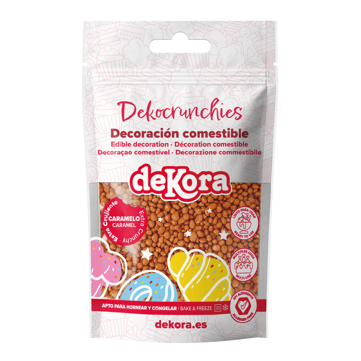 DEKOCRUNCHIES SABOR CARAMELO 100GR CARAMEL-KISSED
