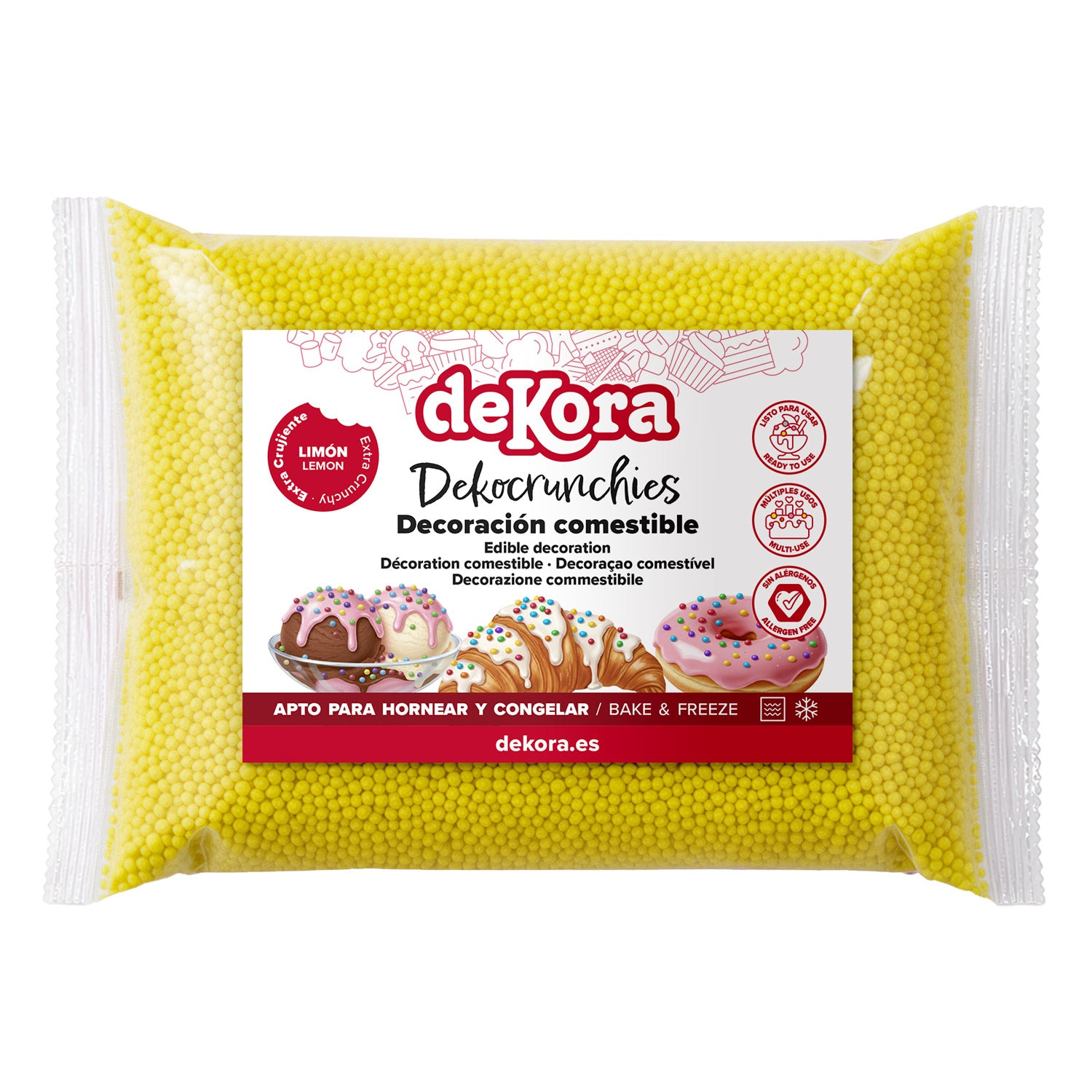 DEKOCRUNCHIES SABOR LIMÓN 1KG
