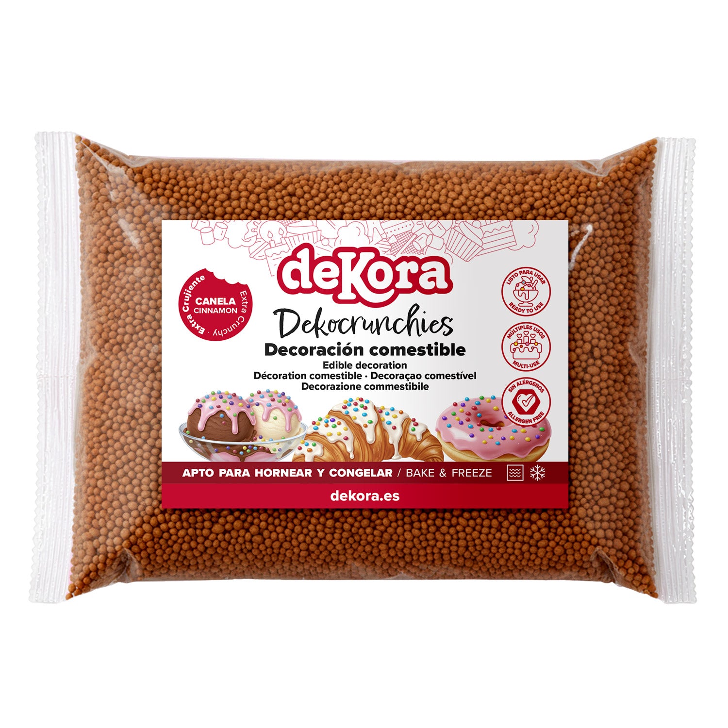 DEKOCRUNCHIES SABOR CANELA 1KG