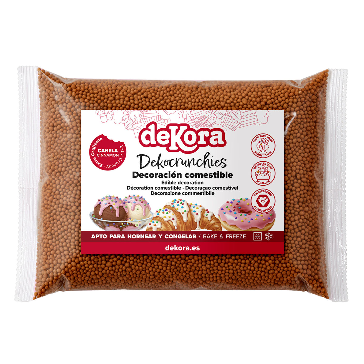 DEKOCRUNCHIES SABOR CANELA 1KG