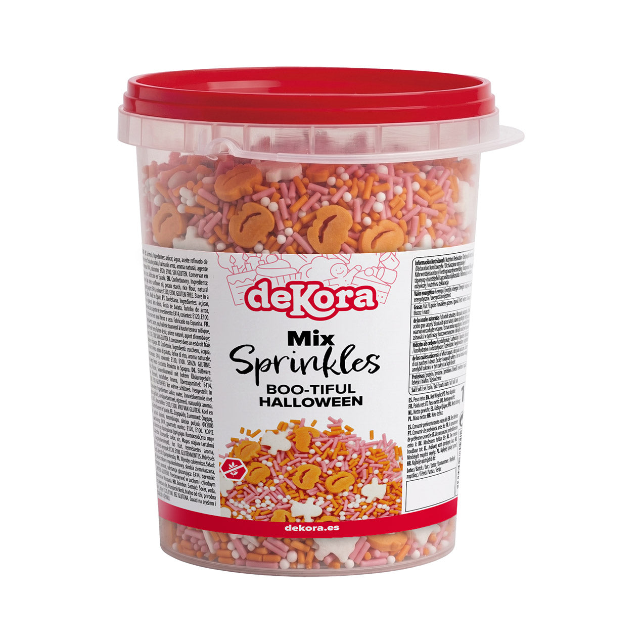 SPRINKLE MIX CALABAZA Y FANTASMA BOOTIFUL HALLOWEEN 1KG