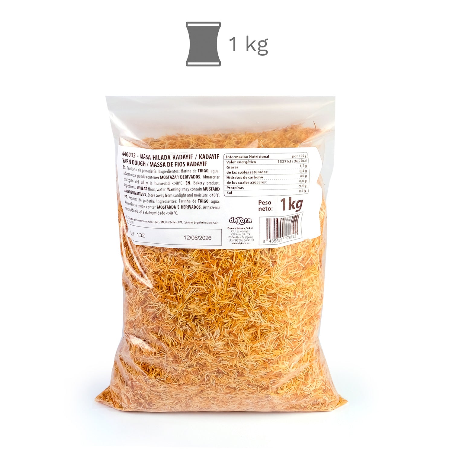 MASA HILADA KADAYIF 1KG