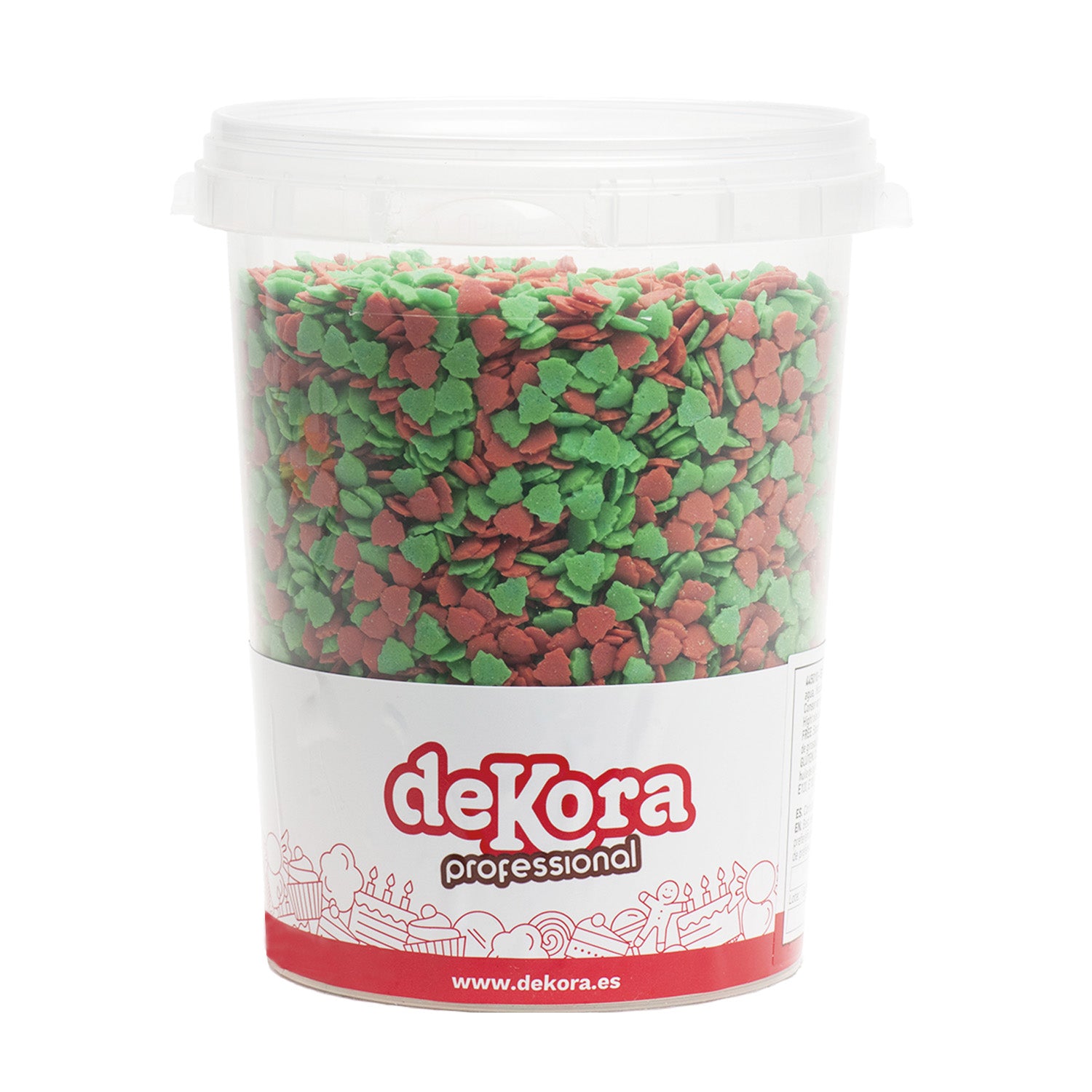 SPRINKLE MIX ARBOL NAVIDAD VERDE Y ROJO 1KG