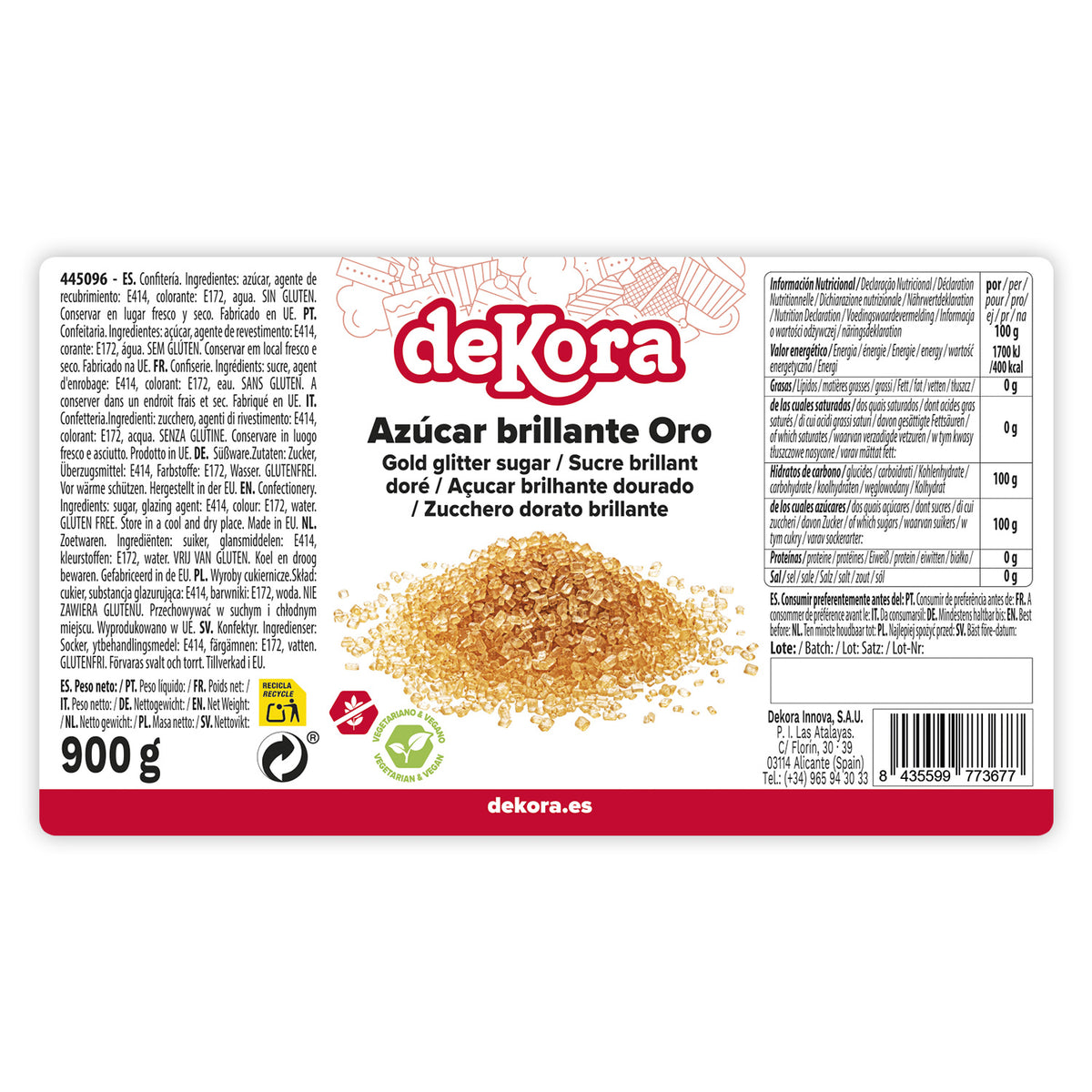 AZÚCAR BRILLANTE ORO 900GR