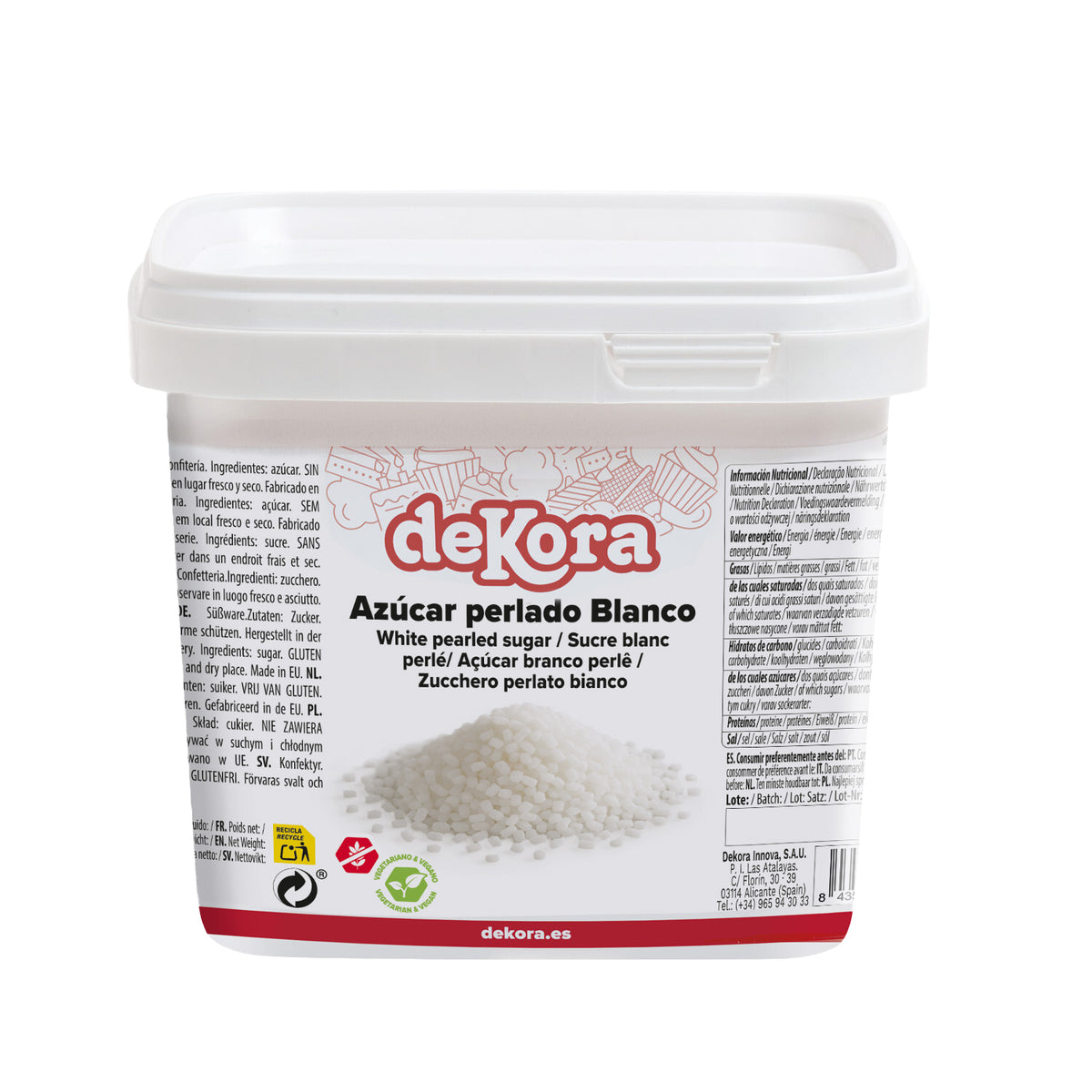 AZÚCAR PERLADO BLANCO 750GR