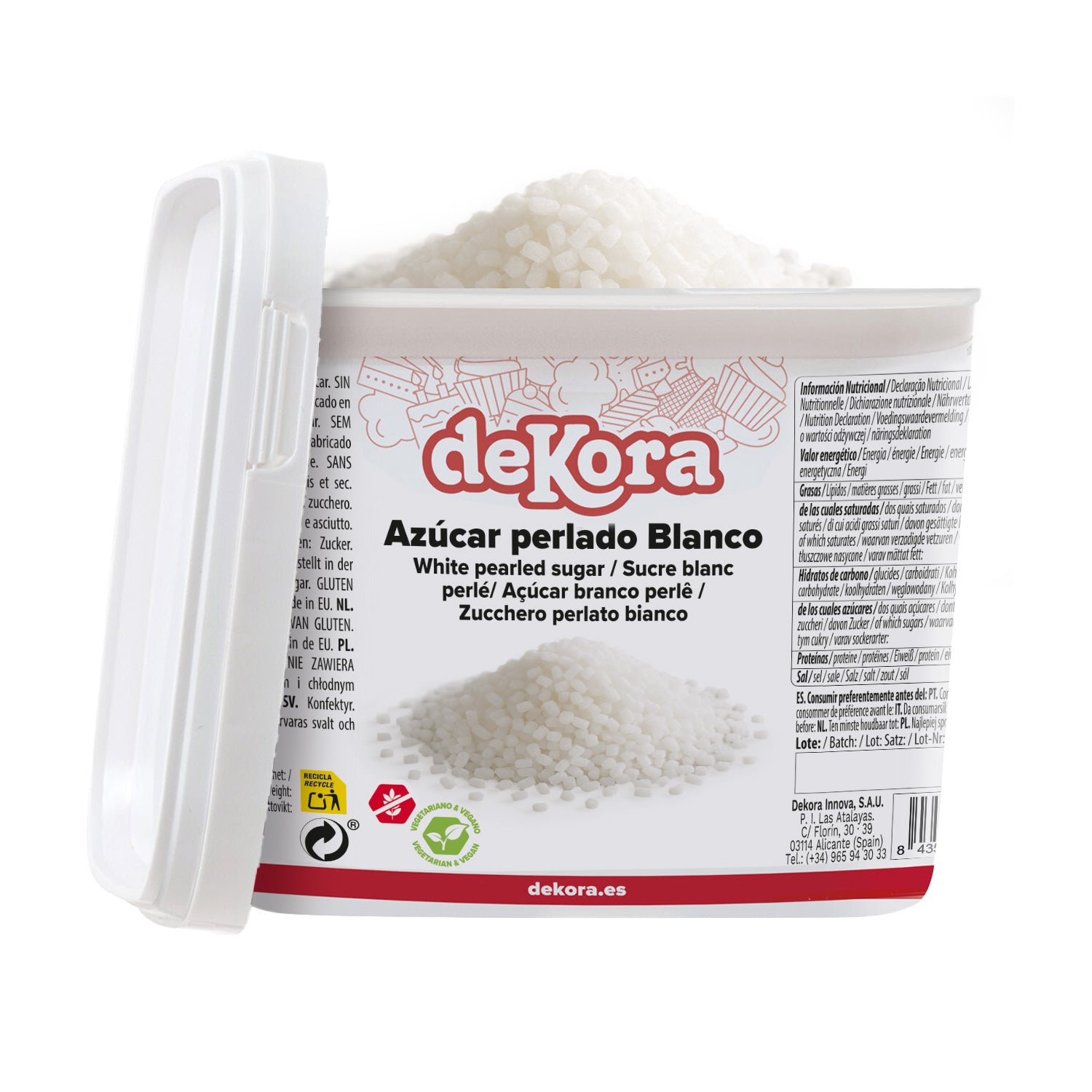 AZÚCAR PERLADO BLANCO 750GR