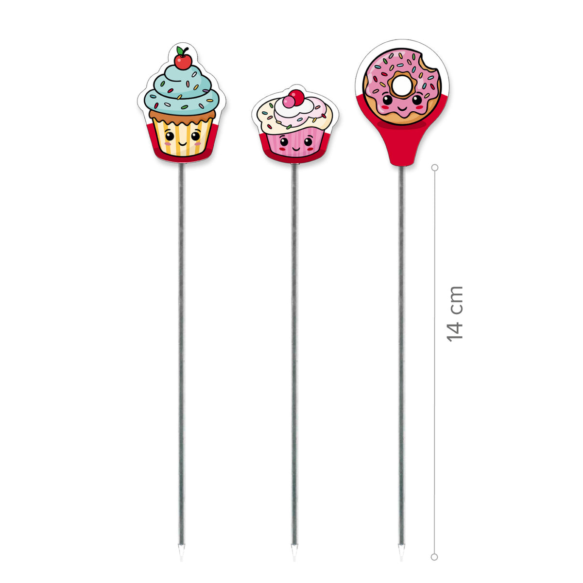PACK 3 CAKE TESTERS ACERO INOX. HOME BAKING