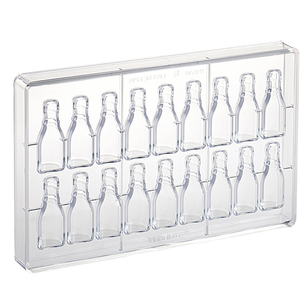 MOLDE POLICARBONATO MINI BOTELLA 60X20.5 H16 MM |18 PIEZAS