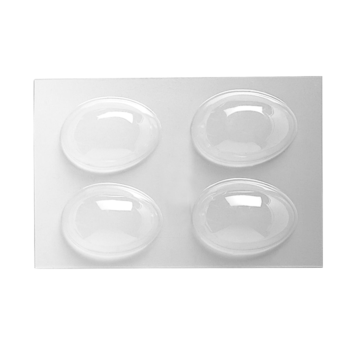 MOLDE PLASTICO TERMOFORMADO HUEVO 80X60H25MM | 4PZS