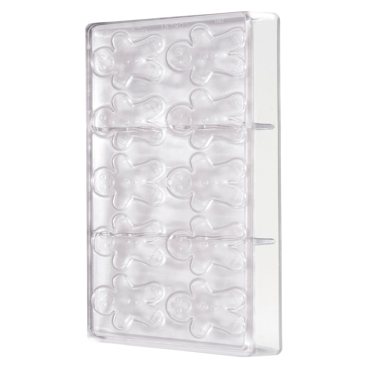CHOCOLATE POLYCARBONATE MOULD GINGERBREAD 60X45,8 H8,5MM