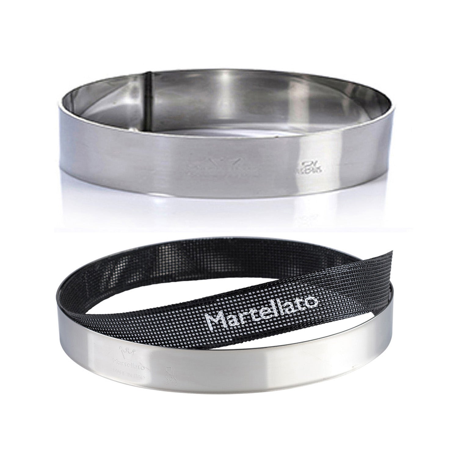 MOLDE ARO ACERO INOX. DIAM 20H5CM