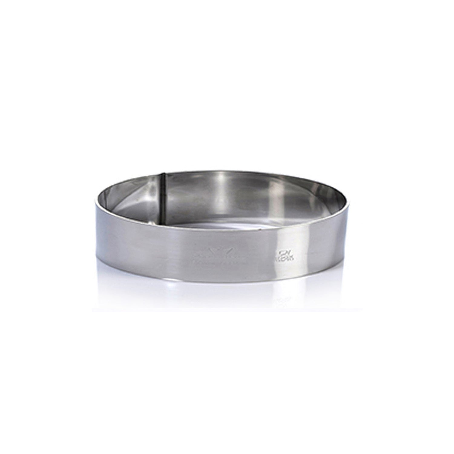 MOLDE ARO ACERO INOX.DIAM 16H4CM