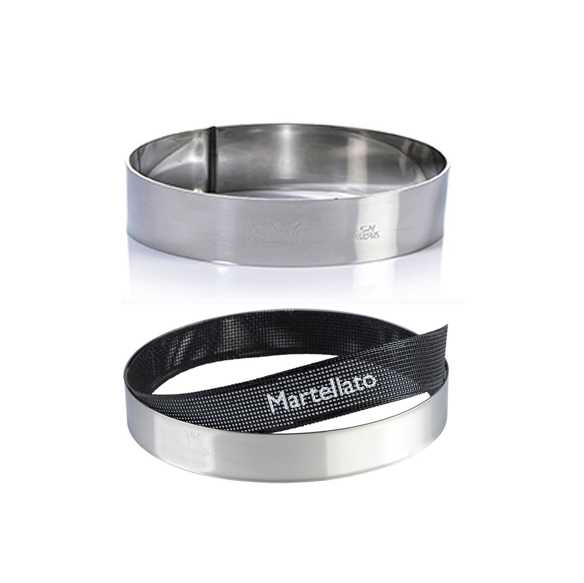 MOLDE ARO ACERO INOX.DIAM 16H4CM