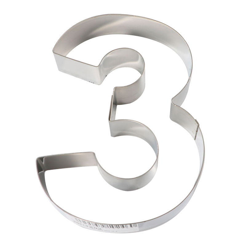 MOLDE INOX NUMERO 3 | 20CM H4CM