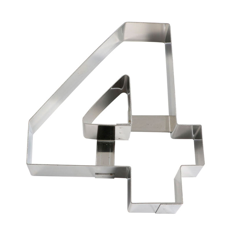 MOLDE INOX NUMERO 4 | 20CM H4CM