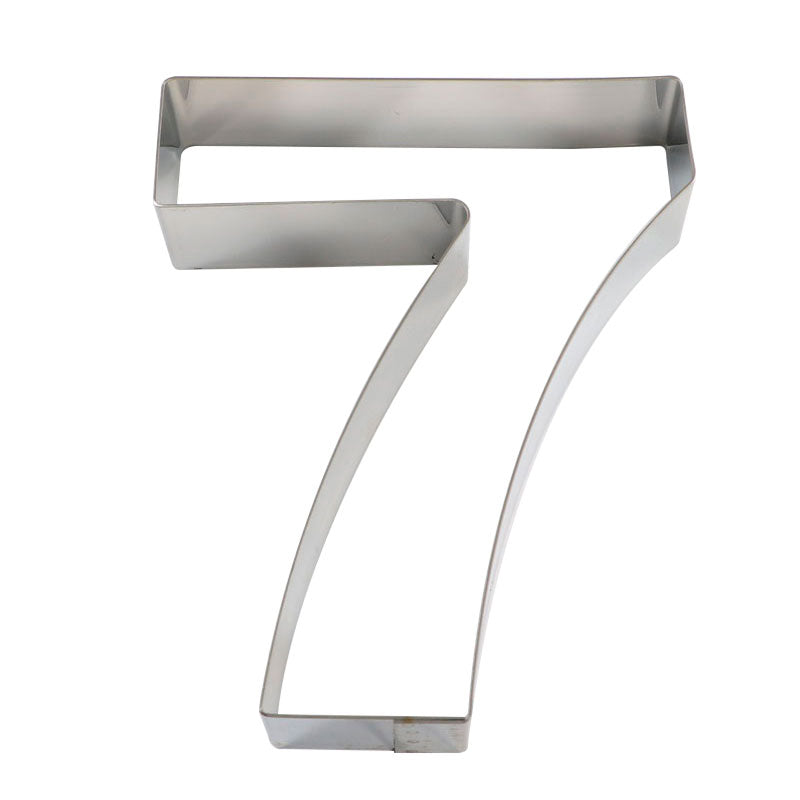 MOLDE INOX NUMERO 7 | 20CM H4CM