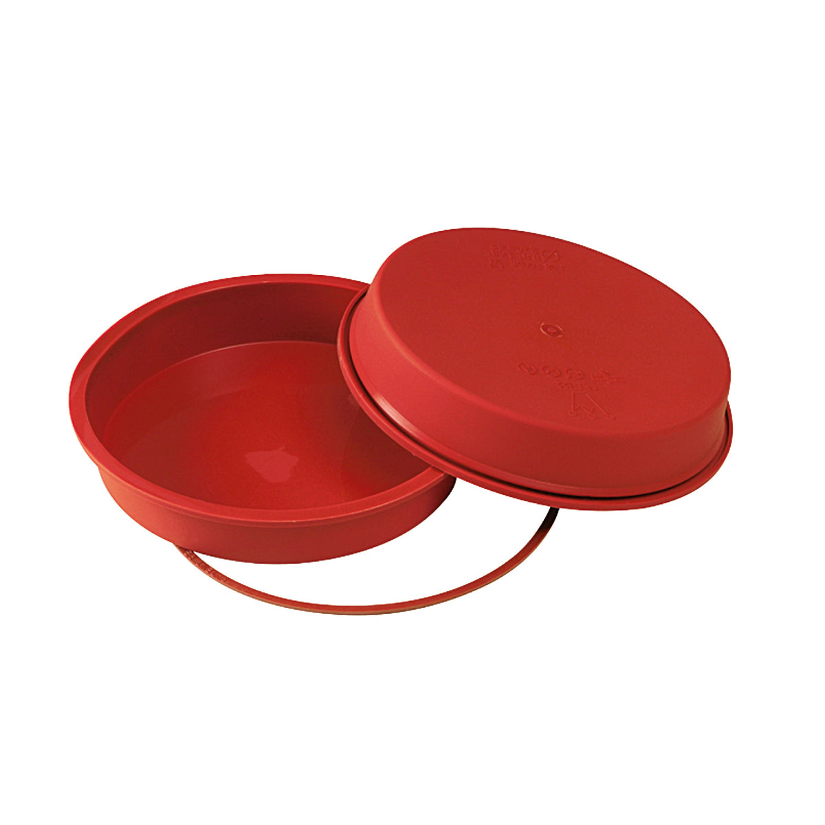 MOLDE SILICONA TARTAS REDONDO CON SAFE RING Ø 28 H 4.5CM