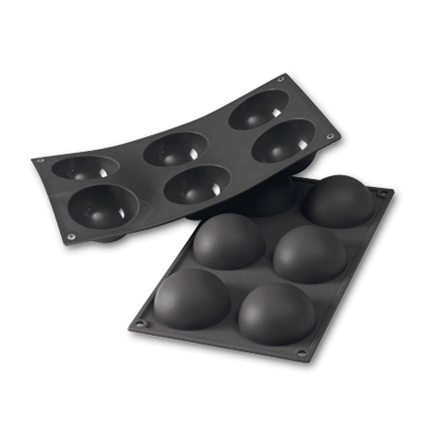 6 MOLDES SEMIESFERA 70X35MM